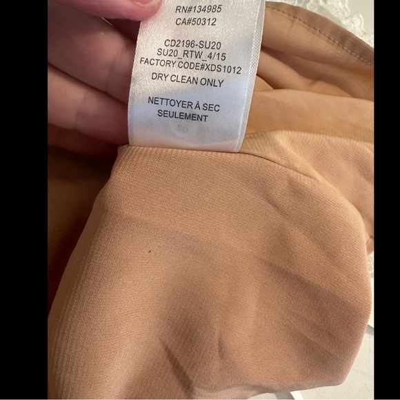 New FOR LOVE & LEMONS Jelena Strapless Lace Dress Ivory Nude Bow Front Mini NWT - Picture 12 of 14